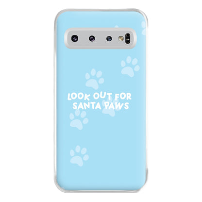 Santa Paws - Christmas Phone Case for Galaxy S10 Plus