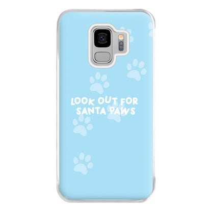 Santa Paws - Christmas Phone Case for Galaxy S9 Plus