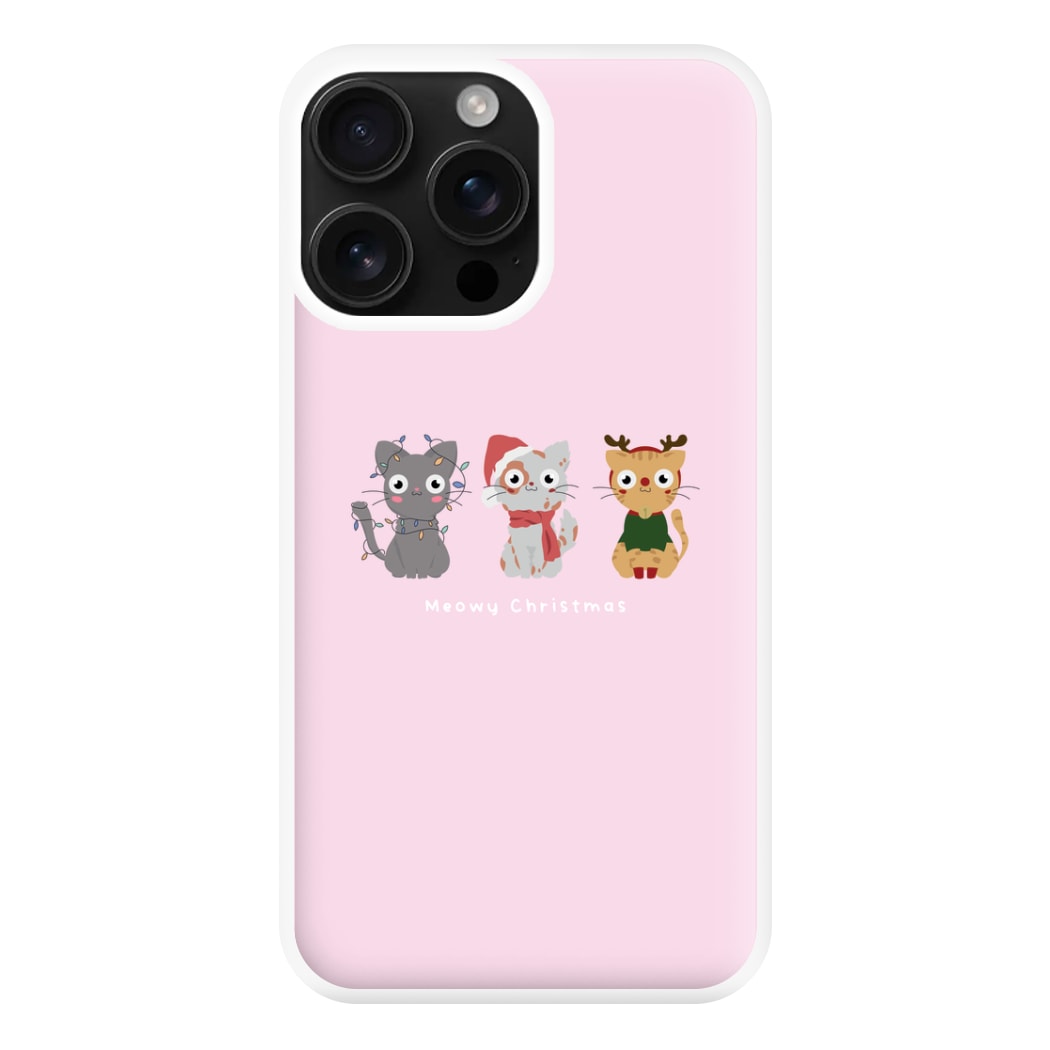 Meowy Christmas Phone Case