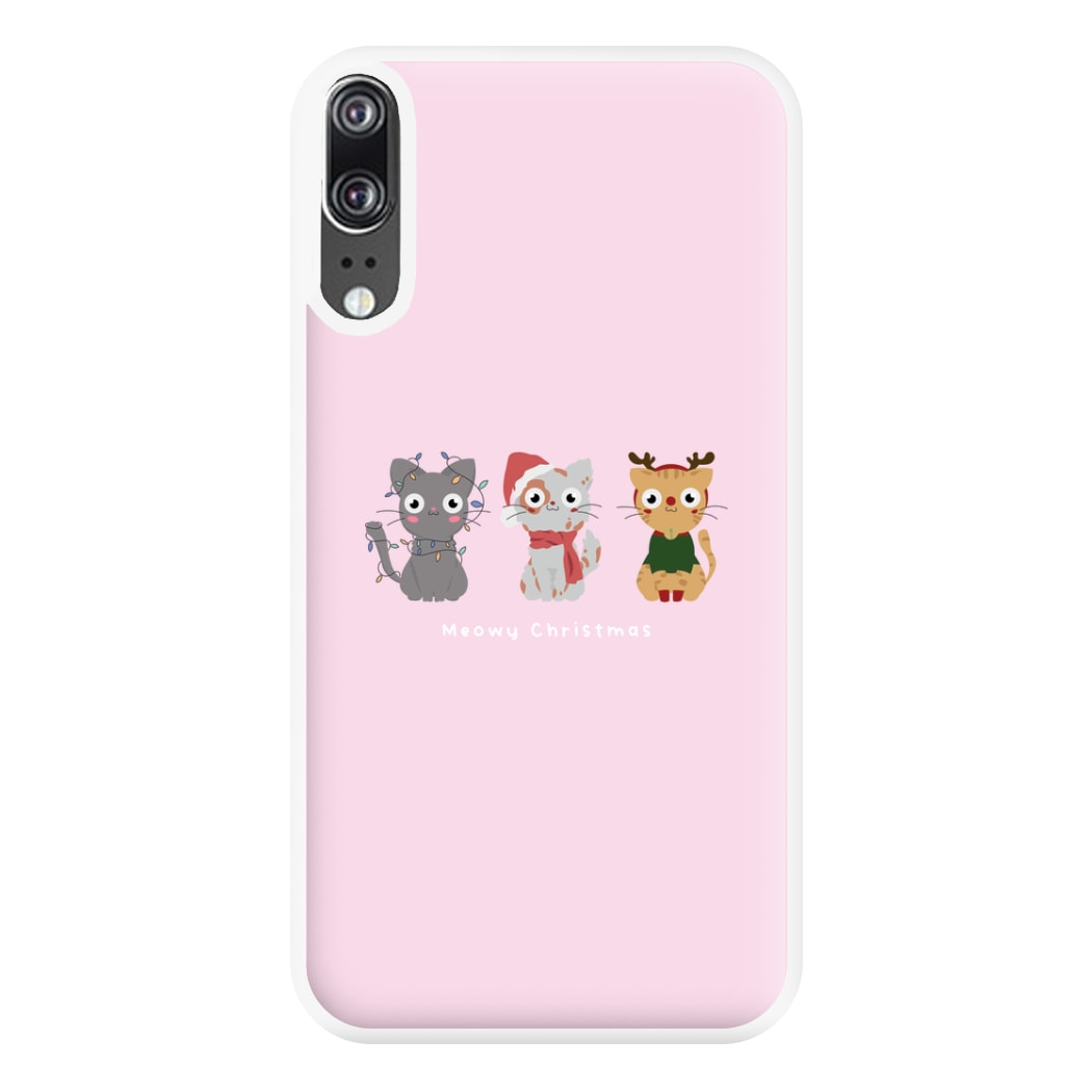 Meowy Christmas  Phone Case for Huawei P20