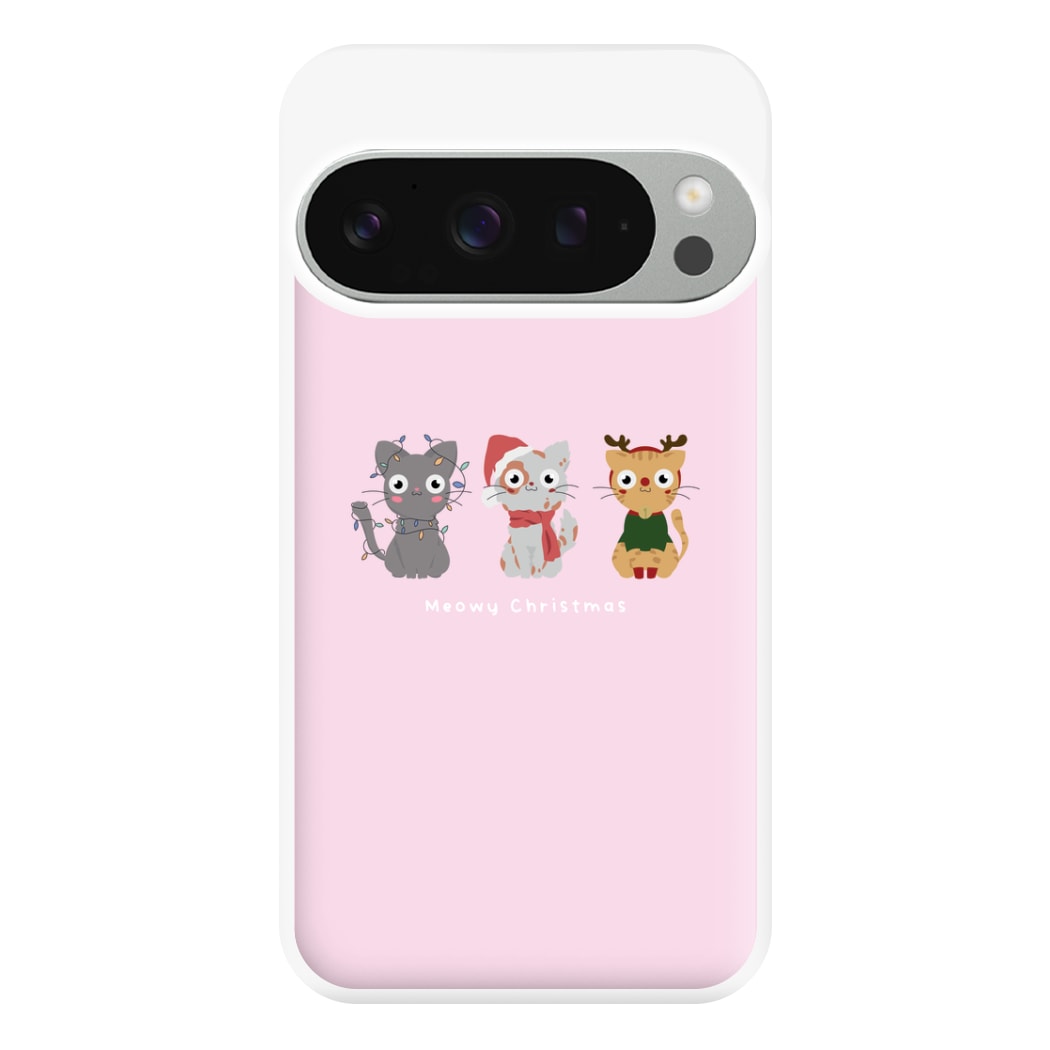 Meowy Christmas  Phone Case for Google Pixel 9 Pro XL