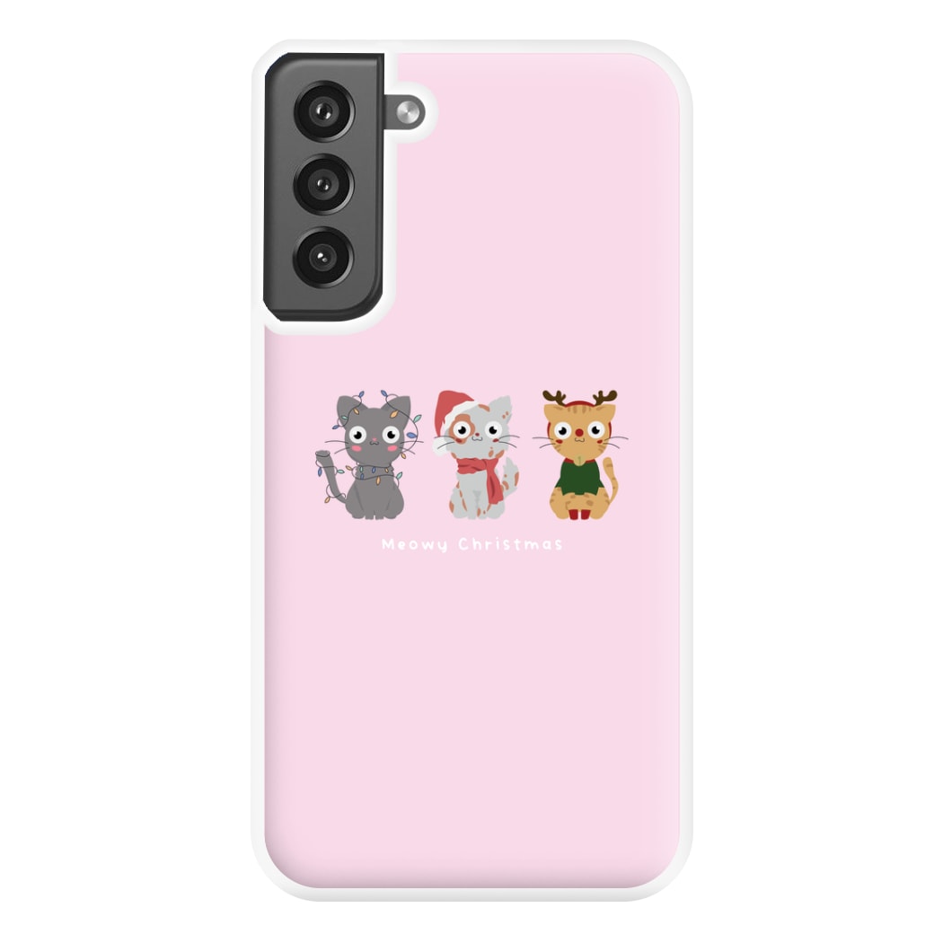 Meowy Christmas  Phone Case for Galaxy S21FE