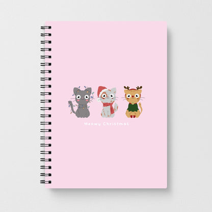 Meowy Christmas  Notebook