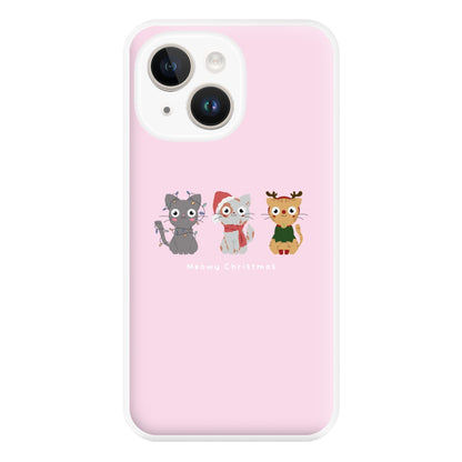 Meowy Christmas  Phone Case for iPhone 14 Plus