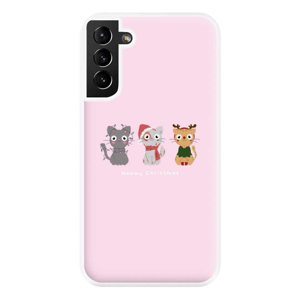 Meowy Christmas  Phone Case for Galaxy S21 Plus