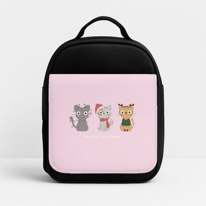 Meowy Christmas  Insulated Lunchbox