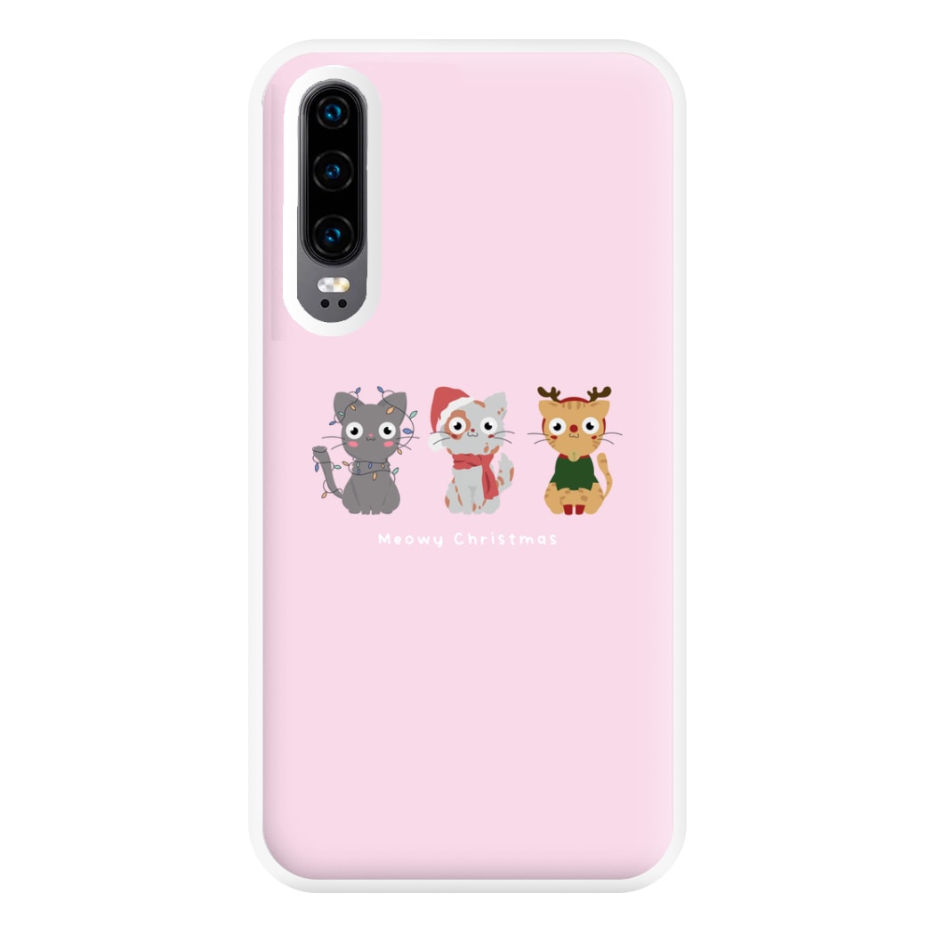 Meowy Christmas  Phone Case for Huawei P30