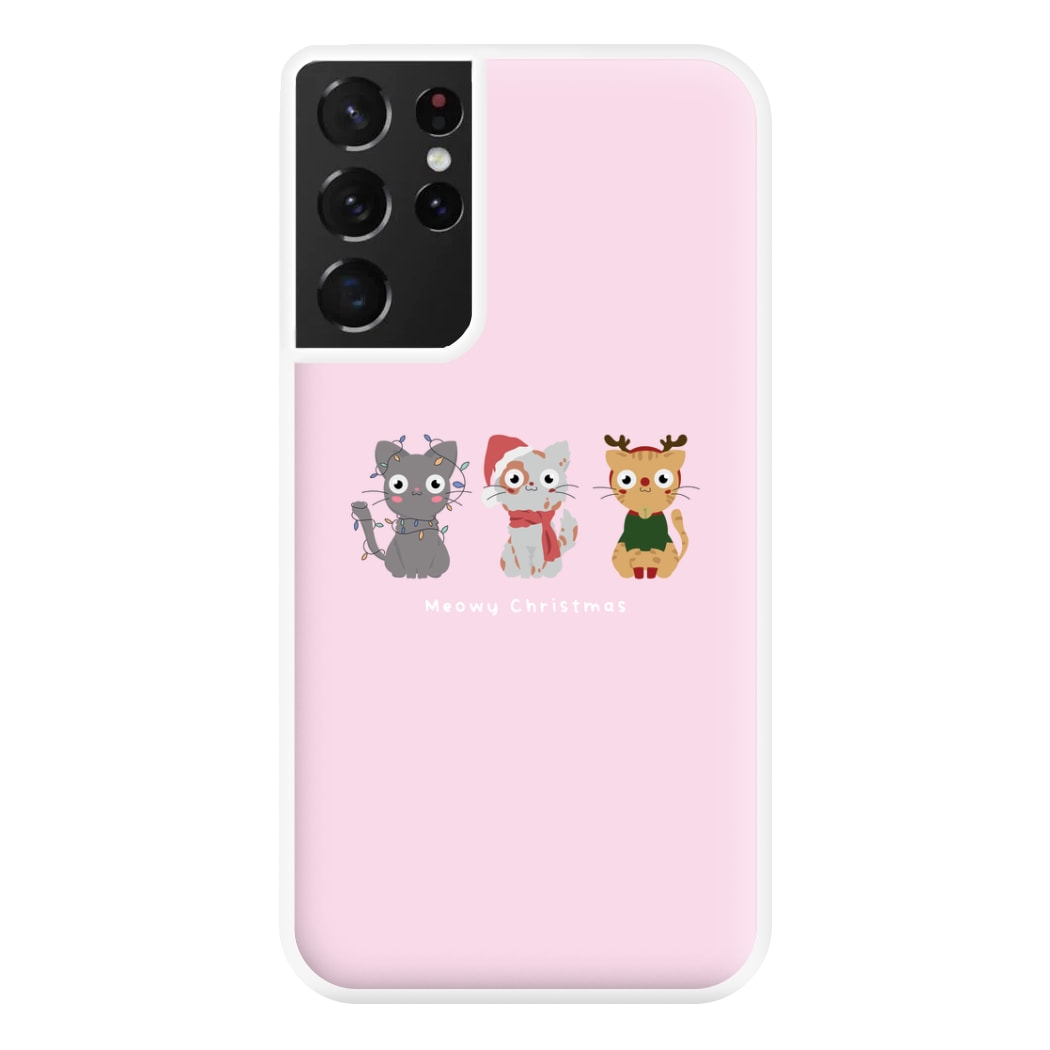 Meowy Christmas  Phone Case for Galaxy S21 Ultra