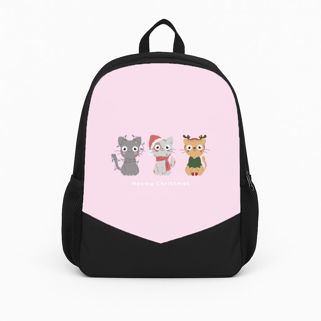 Meowy Christmas  Backpack