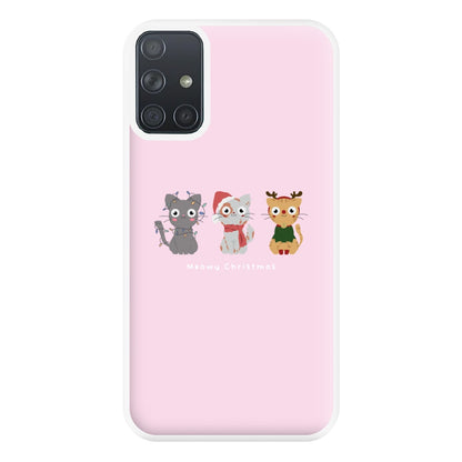 Meowy Christmas  Phone Case for Galaxy A71