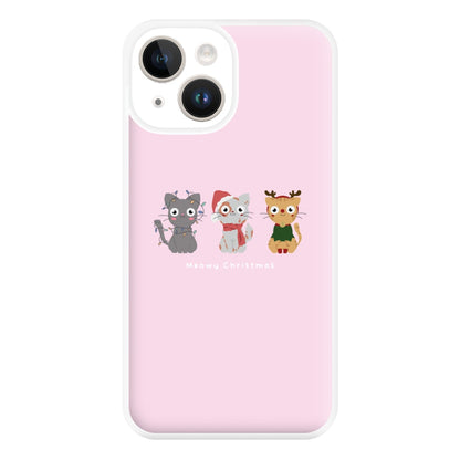 Meowy Christmas  Phone Case for iPhone 14