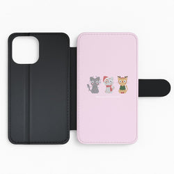 Meowy Christmas  Flip Phone Case
