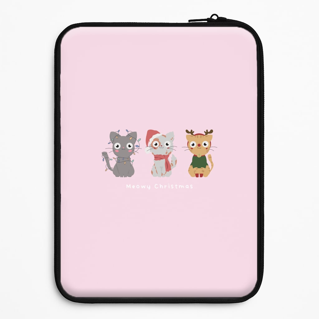 Meowy Christmas  Universal Laptop Sleeve