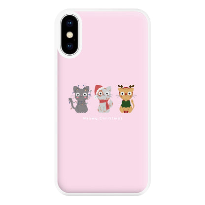 Meowy Christmas  Phone Case for iPhone XS Max