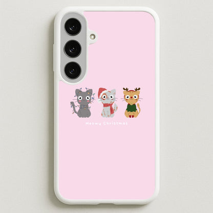 Meowy Christmas Phone Case for Galaxy S25FE