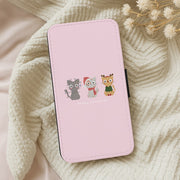 Meowy Christmas Flip / Wallet Phone Case 5
