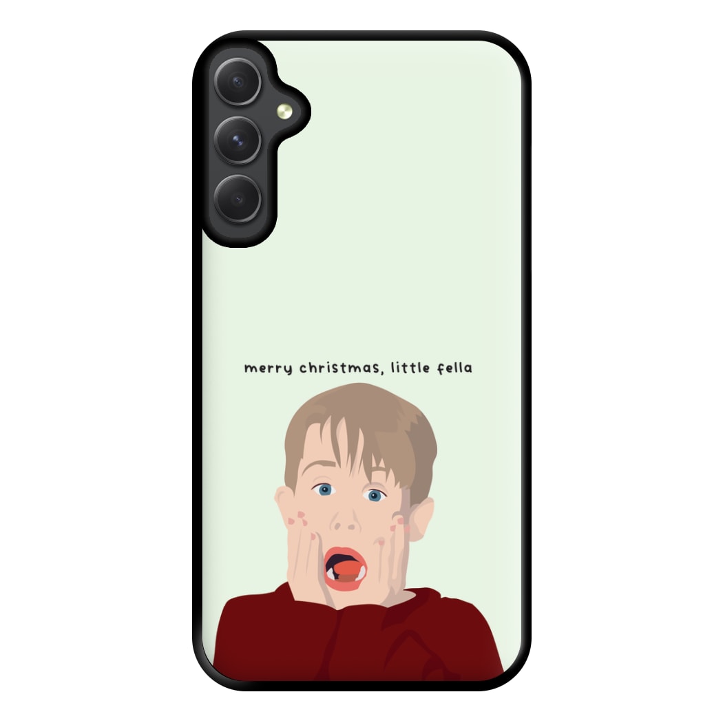 Little Fella Home Alone - Christmas Phone Case for Galaxy A34