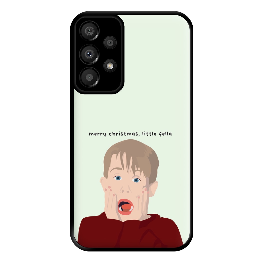 Little Fella Home Alone - Christmas Phone Case for Galaxy A33