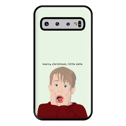 Little Fella Home Alone - Christmas Phone Case for Galaxy S10 Plus