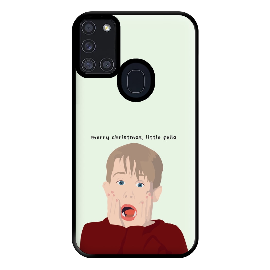 Little Fella Home Alone - Christmas Phone Case for Galaxy A21s