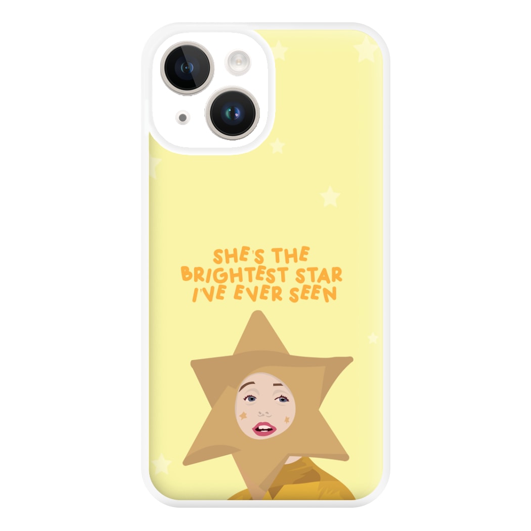 She's The Brightest Star I've Ever Seen - Christmas Phone Case for iPhone 14