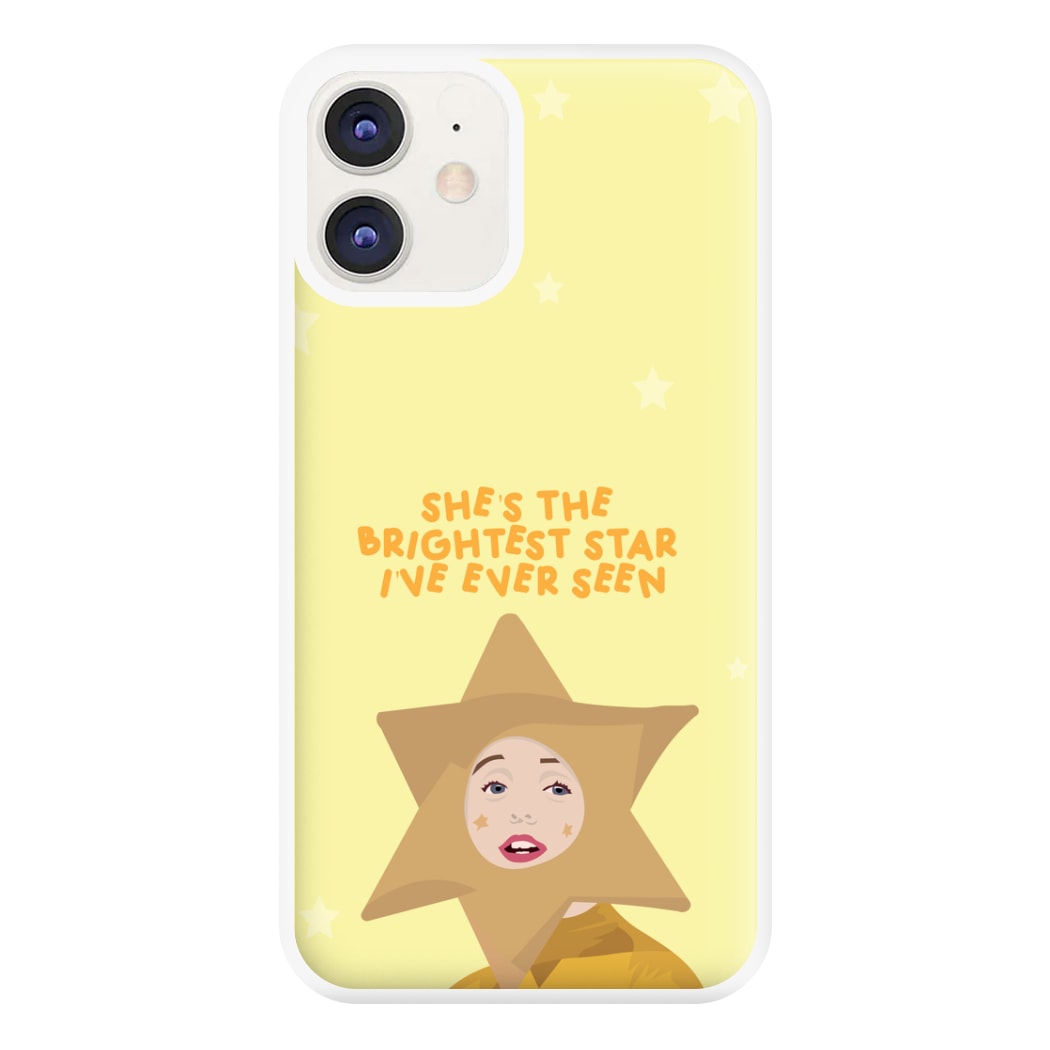 She's The Brightest Star I've Ever Seen - Christmas Phone Case for iPhone 12 / 12 Pro