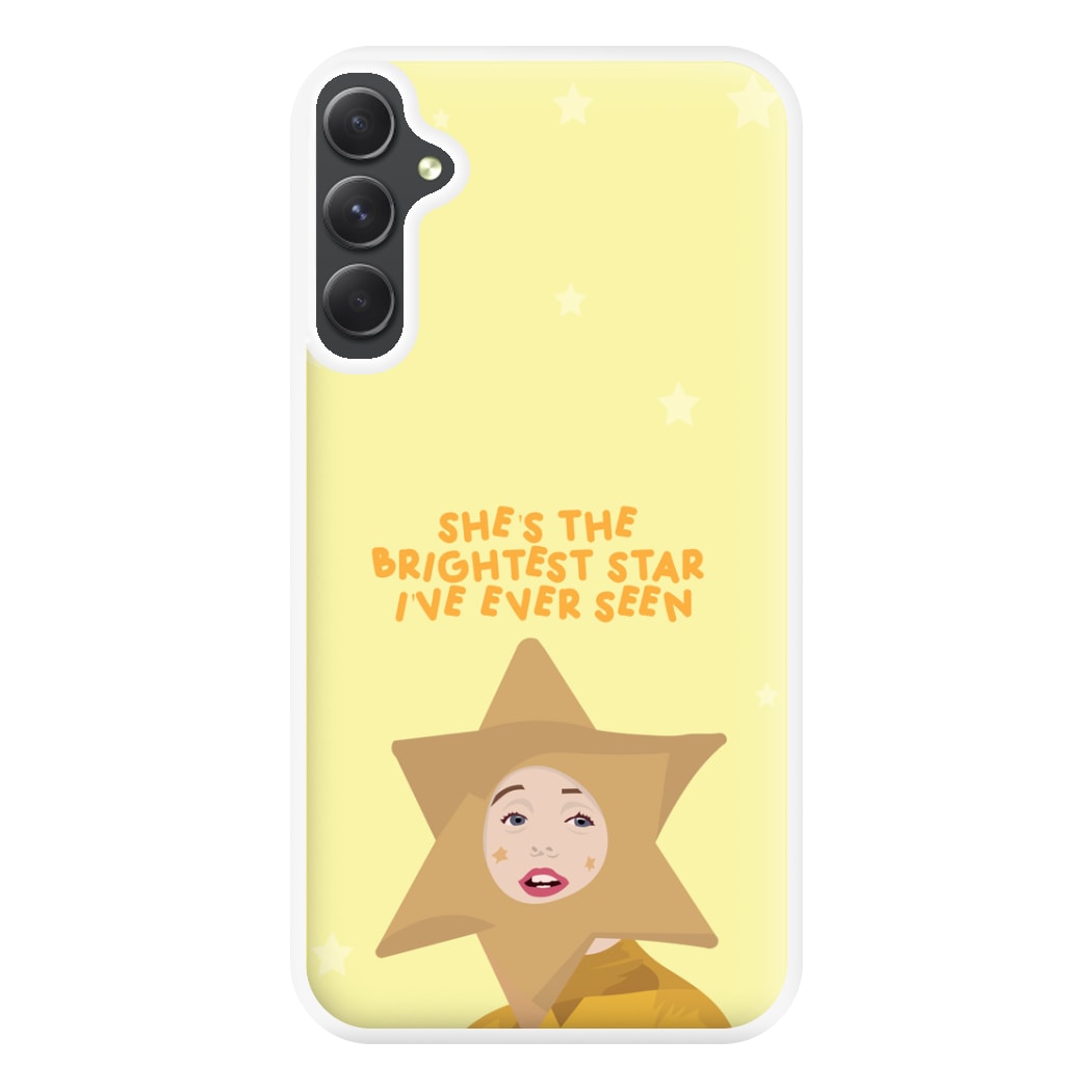 She's The Brightest Star I've Ever Seen - Christmas Phone Case for Galaxy A14