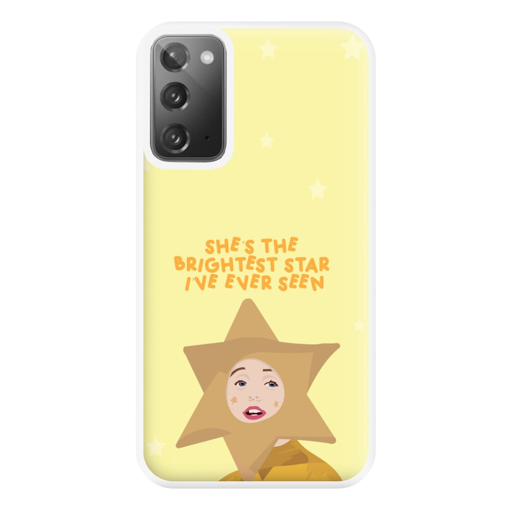 She's The Brightest Star I've Ever Seen - Christmas Phone Case for Galaxy Note 20 Ultra