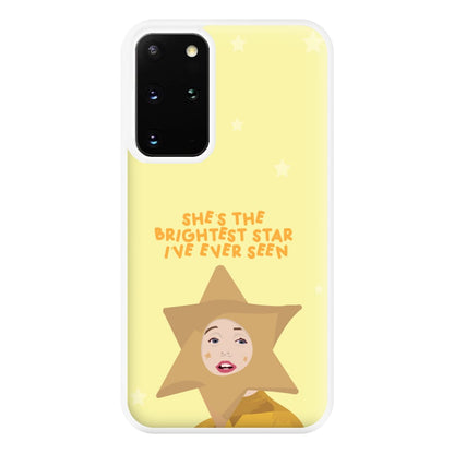 She's The Brightest Star I've Ever Seen - Christmas Phone Case for Galaxy S20 Plus