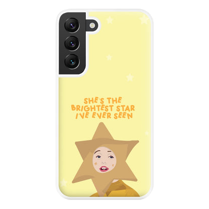 She's The Brightest Star I've Ever Seen - Christmas Phone Case for Galaxy S22 Plus