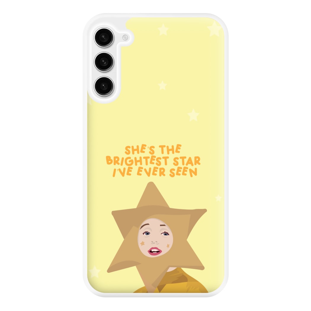 She's The Brightest Star I've Ever Seen - Christmas Phone Case for Galaxy S23FE