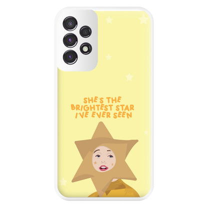 She's The Brightest Star I've Ever Seen - Christmas Phone Case for Galaxy A53