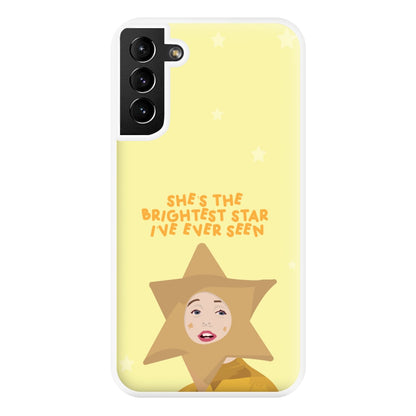 She's The Brightest Star I've Ever Seen - Christmas Phone Case for Galaxy S21 Plus