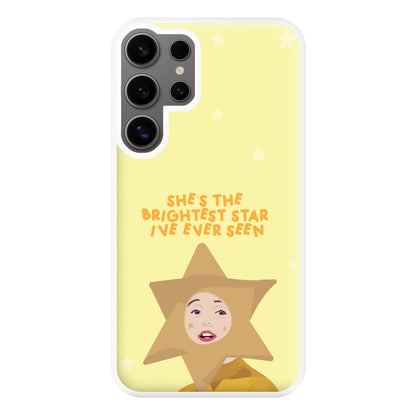 She's The Brightest Star I've Ever Seen - Christmas Phone Case for Galaxy S24 Ultra