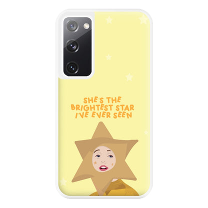 She's The Brightest Star I've Ever Seen - Christmas Phone Case for Galaxy S20FE