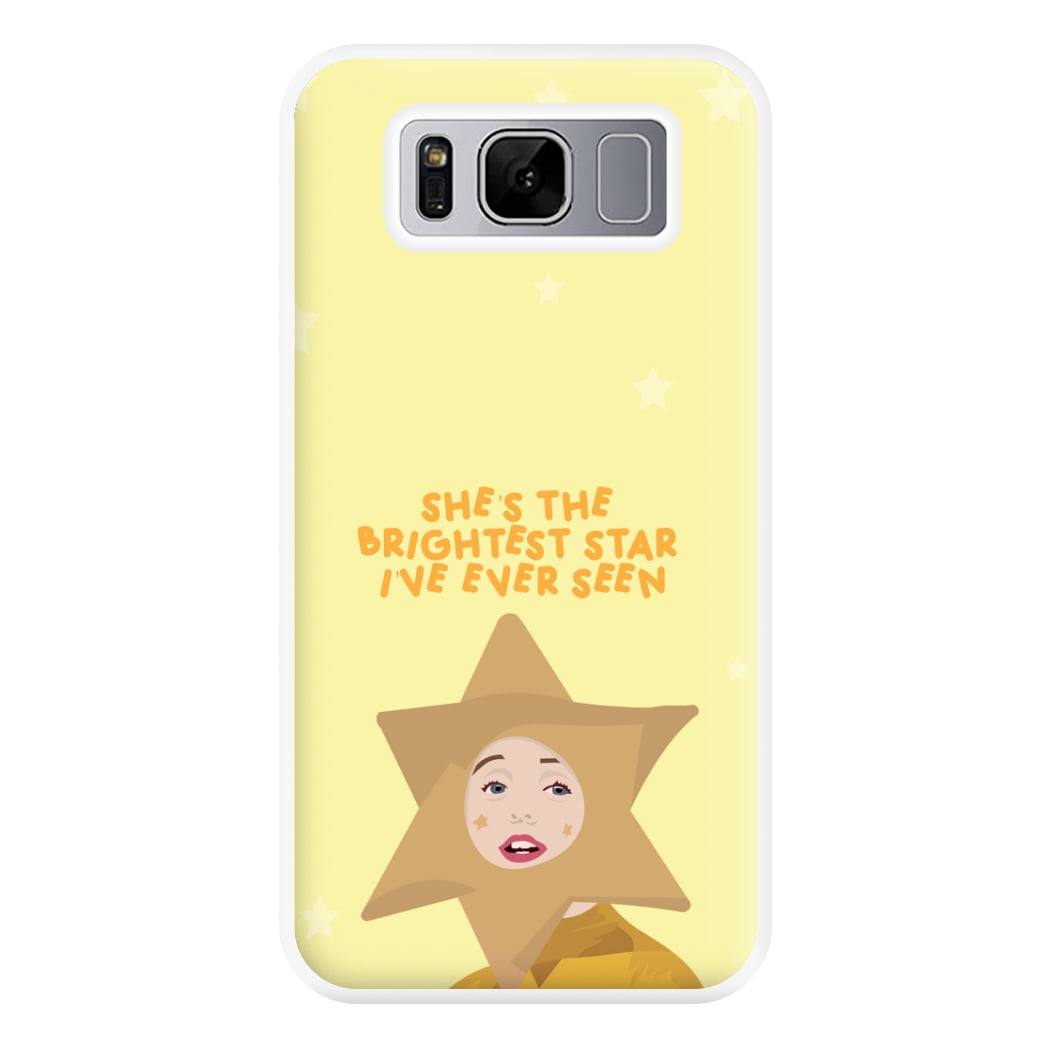 She's The Brightest Star I've Ever Seen - Christmas Phone Case for Galaxy S8 Plus