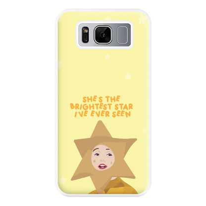 She's The Brightest Star I've Ever Seen - Christmas Phone Case for Galaxy S8 Plus