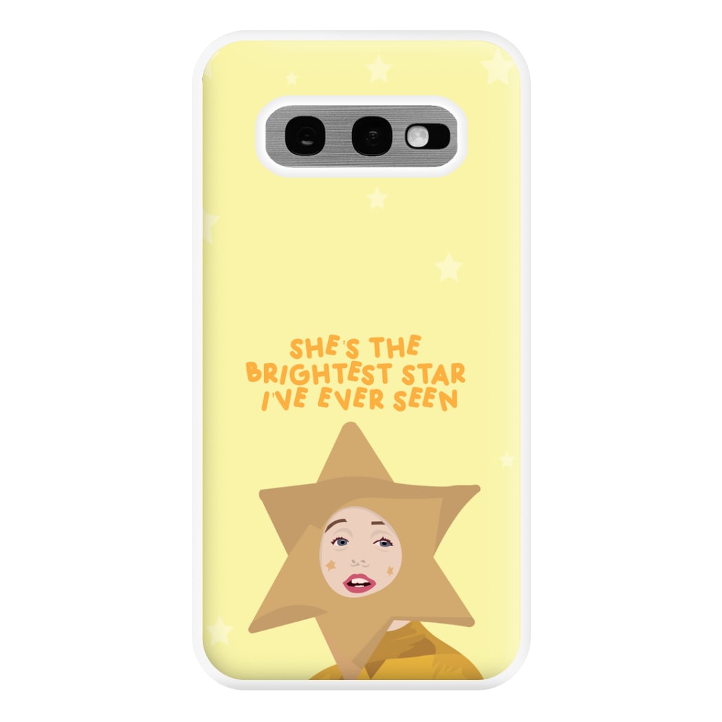 She's The Brightest Star I've Ever Seen - Christmas Phone Case for Galaxy S10e