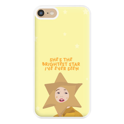 She's The Brightest Star I've Ever Seen - Christmas Phone Case for iPhone 6 / 7 / 8 / SE