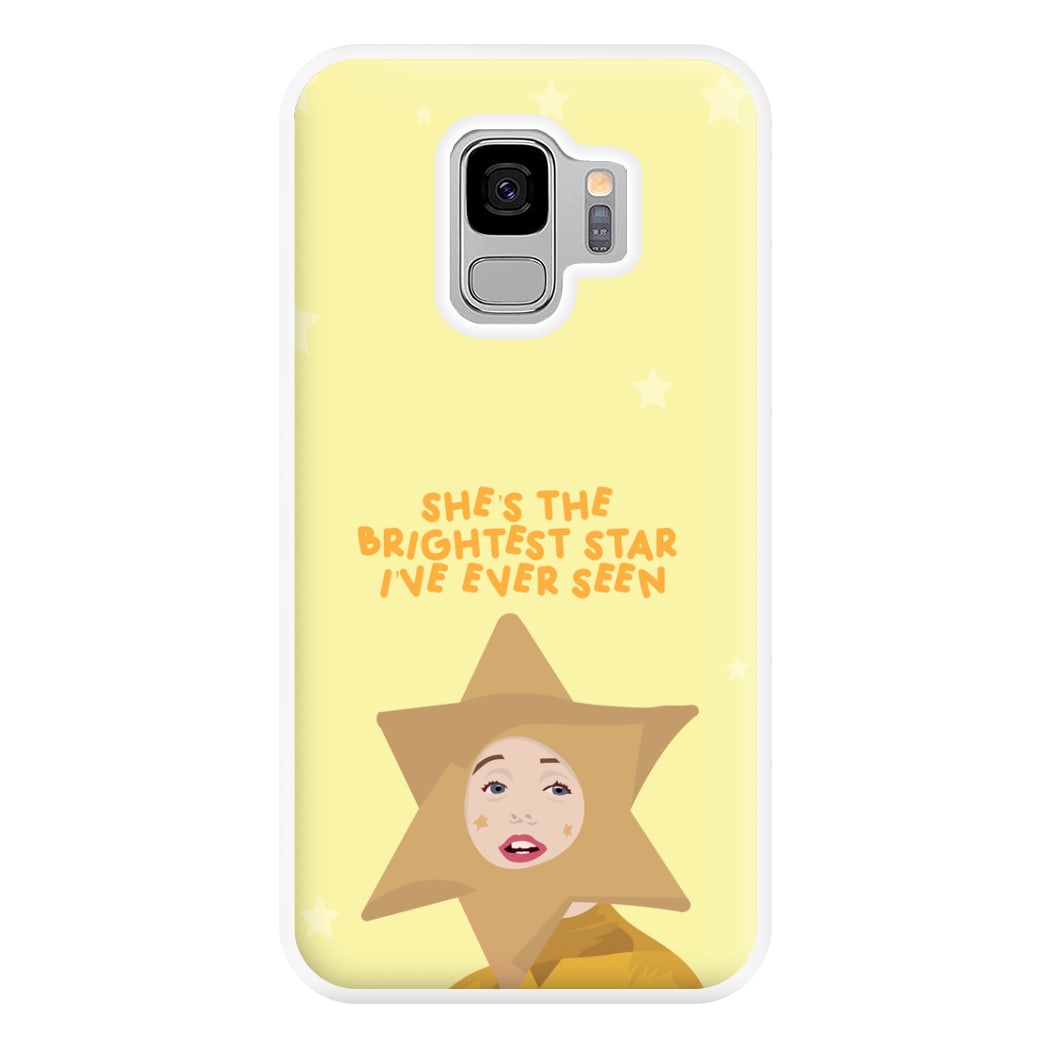 She's The Brightest Star I've Ever Seen - Christmas Phone Case for Galaxy S9 Plus