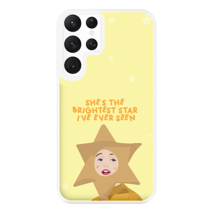 She's The Brightest Star I've Ever Seen - Christmas Phone Case for Galaxy S22 Ultra