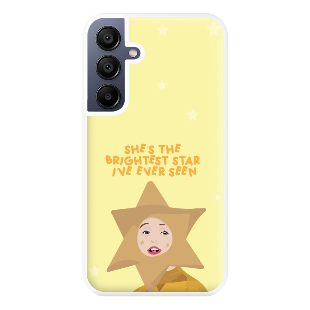 She's The Brightest Star I've Ever Seen - Christmas Phone Case for Galaxy A16