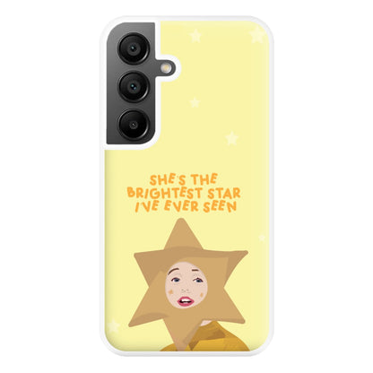 She's The Brightest Star I've Ever Seen - Christmas Phone Case for Galaxy A55