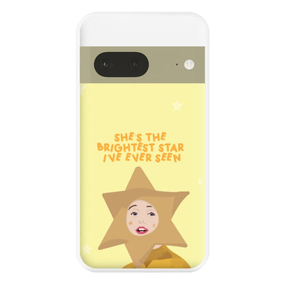 She's The Brightest Star I've Ever Seen - Christmas Phone Case for Google Pixel 7a