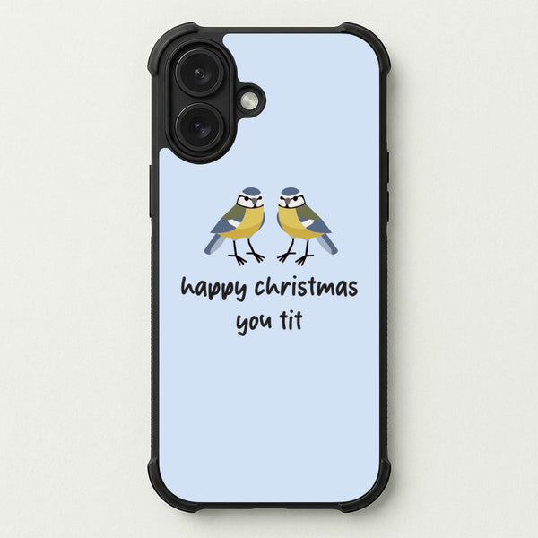 Happy Christmas You Tit - Christmas Phone Case — Bumper case