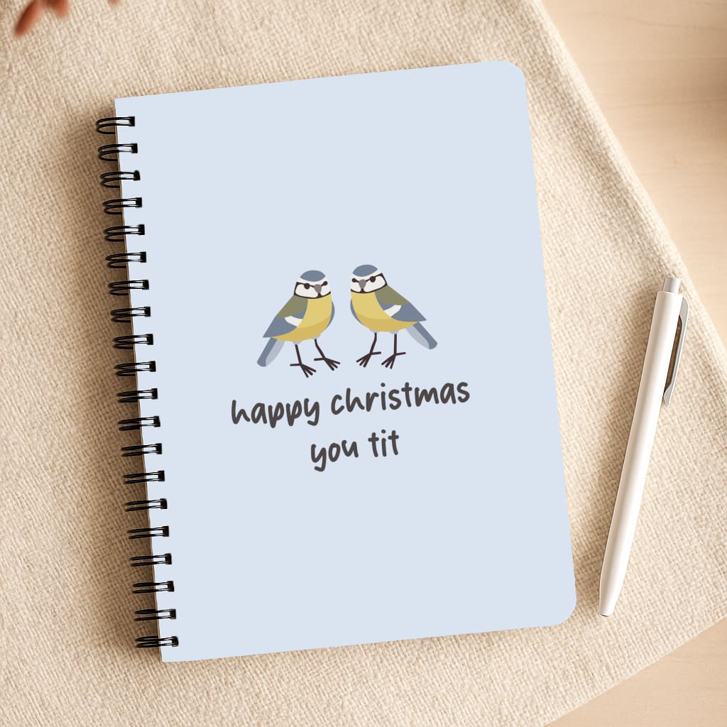 Happy Christmas You Tit - Christmas Notepad