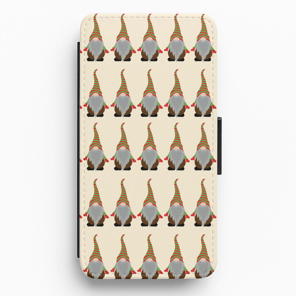Gonk Pattern - Christmas Flip / Wallet Phone Case