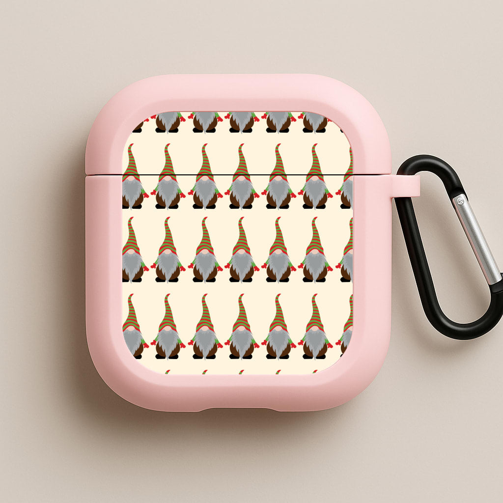 Gonk Pattern - Christmas  Pink AirPods Case