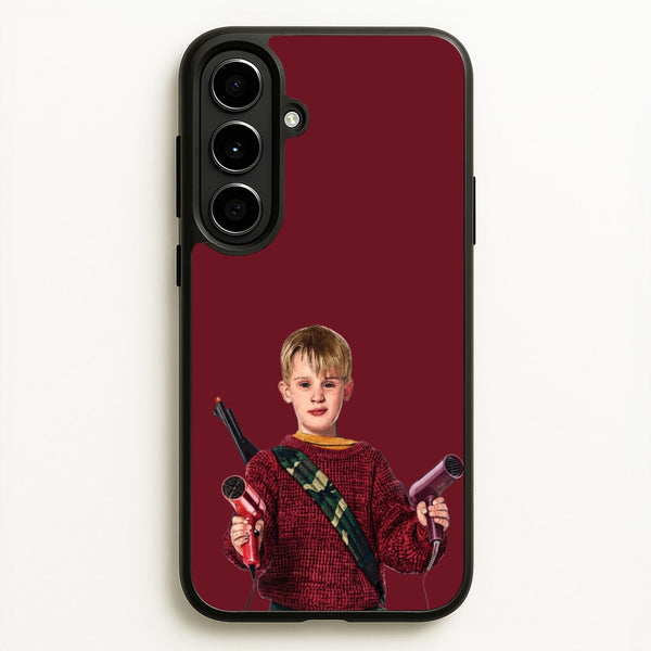 Home Alone - Kevin Hairdryer Phone Case - Galaxy A56 / Standard