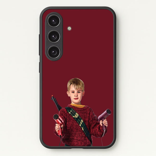 Home Alone - Kevin Hairdryer Phone Case - Galaxy S24 / Standard